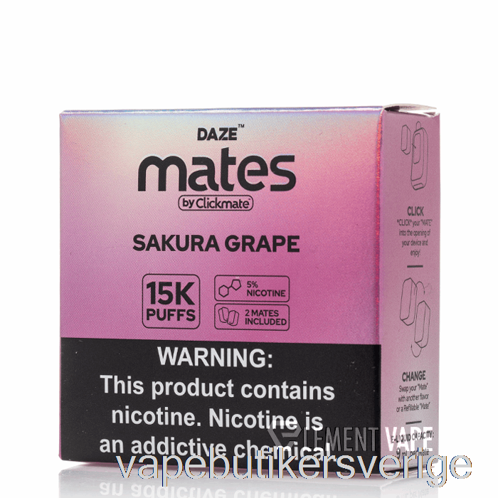 Vape Sverige 7 Daze Mate Skida Sakura Druva
